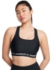 Under Armour Sport-BH "Crossback" in Schwarz - Medium
