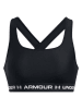 Under Armour Sport-BH "Crossback" in Schwarz - Medium