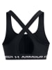 Under Armour Sport-BH "Crossback" in Schwarz - Medium