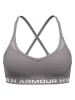 Under Armour Sport-BH "Crossback" in Grau - Low