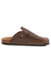 BABUNKERS Family Leder-Clogs in Braun