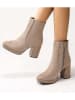 C'M Stiefeletten in Beige