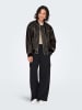 ONLY Kunstlederjacke in Schwarz