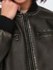 ONLY Kunstlederjacke in Schwarz