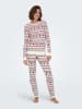ONLY Trui wit/rood/zwart