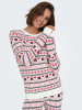 ONLY Trui wit/rood/zwart