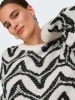 ONLY Pullover in Schwarz/ Weiß