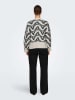 ONLY Pullover in Schwarz/ Weiß