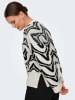 ONLY Pullover in Schwarz/ Weiß