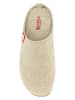 Living Kitzbühel Wollen pantoffels "Rodekruis" beige
