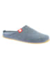 Living Kitzbühel Wollen pantoffels "Rodekruis" donkerblauw