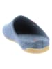 Living Kitzbühel Wollen pantoffels "Rodekruis" donkerblauw