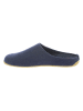 Living Kitzbühel Wollen pantoffels "Rodekruis" donkerblauw