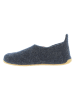 Living Kitzbühel Wollen pantoffels "Rodekruis" donkerblauw