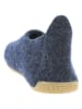 Living Kitzbühel Wollen pantoffels "Rodekruis" donkerblauw