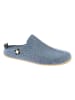 Living Kitzbühel Wollen pantoffels "Rodekruis" blauw