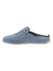 Living Kitzbühel Wollen pantoffels "Rodekruis" blauw