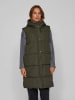 Vila Doorgestikte bodywarmer kaki