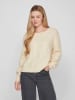 Vila Pullover in Creme
