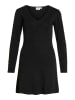 Vila Strickkleid in Schwarz