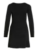 Vila Strickkleid in Schwarz