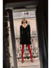 Vila Strickkleid in Schwarz