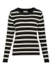 Vila Pullover in Schwarz/ Creme