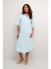 Kaffe Kleid in Weiß/ Hellblau