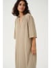 Kaffe Kleid in Hellbraun