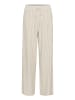 Kaffe Marlenehose in Beige/ Weiß
