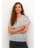 Kaffe Blouse wit/zwart