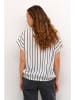 Kaffe Bluse in Weiß/ Schwarz