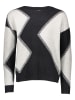 Cecil Pullover in Schwarz/ Weiß