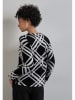 Street One Pullover in Schwarz/ Grau