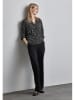 Street One Bluse in Schwarz/ Weiß