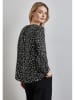 Street One Bluse in Schwarz/ Weiß