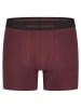 Happy Shorts 3-delige set: boxershorts zwart/bordeaux