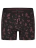 Happy Shorts 3er-Set: Boxershorts in Schwarz/ Bordeaux