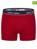 Happy Shorts 2er-Set: Boxershorts in Dunkelblau/ Rot