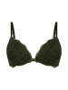 Hunkemöller Push-Up-BH "Teddy" in Dunkelgrün