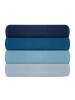 MIX&MATCH 2-delige set: renforcé kussenhoezen blauw