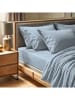MIX&MATCH Renforcé hoeslaken lichtblauw