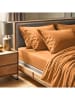 MIX&MATCH Renforcé hoeslaken lichtoranje