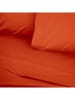 MIX&MATCH Renforcé hoeslaken donkeroranje