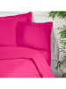 MIX&MATCH Renforcé dekbedovertrek donkerroze