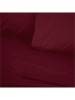 MIX&MATCH Prześcieradło renforcè w kolorze ciemnoczerwonym na gumce