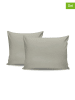 MIX&MATCH 2-delige set: renforcé kussenhoezen grijs
