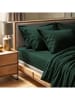 MIX&MATCH Renforcé bedlaken donkergroen