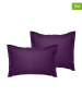 MIX&MATCH 2-delige set: renforcé kussenhoezen paars