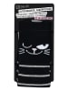 moses. Antislip-glittersokken "Ed, the Cat" zwart